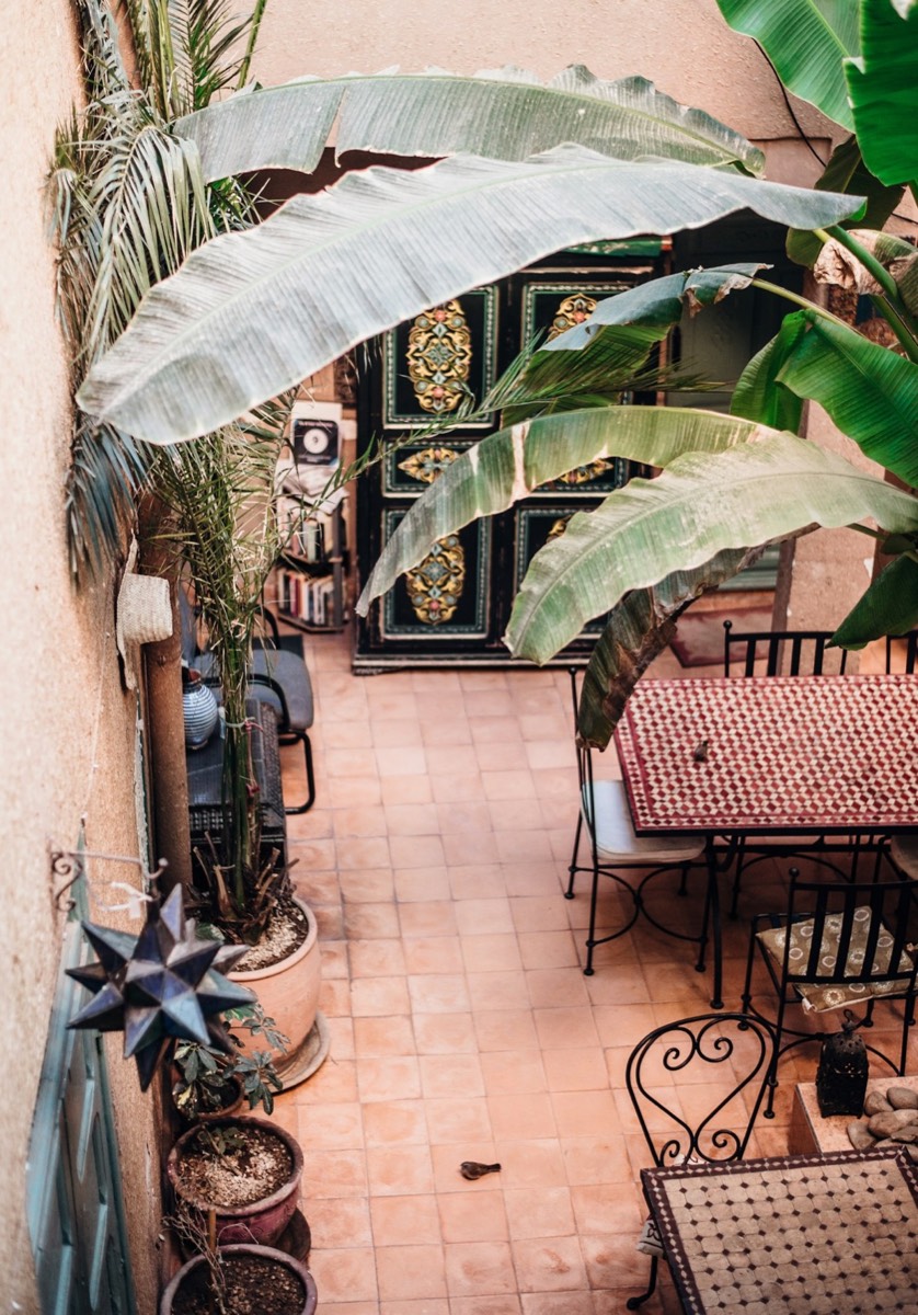 Cour de riad à Marrakech, lieu d'événement et d'incentive au Maroc
