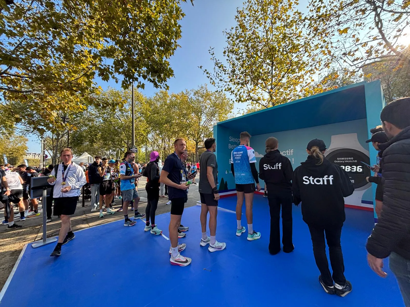 Samsung × 20 km de Paris · Activation sportive